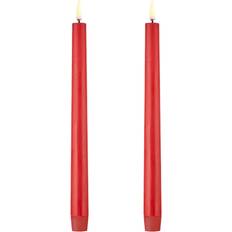 Led kronelys rød Uyuni Kronelys 3D Flamme 2 LED-lys
