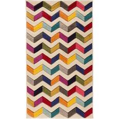 Carpets & Rugs Flair Rugs Spectrum Bolero White, Yellow, Blue