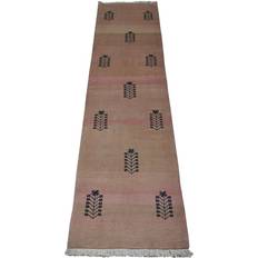 Arkiio Handknuten Exklusiv Persisk Mashhad 67x290 Röd, Rosa, Beige