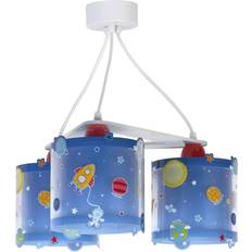 B Lustres Dalber Suspension Chambre 3 Pièces 20 cm - Multicolore Transparent Bleu Lustre