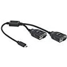 Kabler DeLock Adapter USB RS-232 DB9 15 kV ESD-beskyttelse - Seriel adapter USB-C