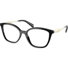 Prada PR 02ZV 1AB1O1, including lenses, BUTTERFLY Glasses, FEMALE