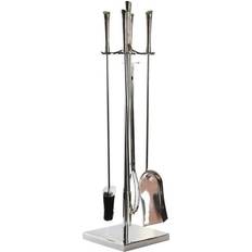 Ofenbestecksets Dkd Home Decor Kaminutensilien Edelstahl Aluminium 20 x 20 x 78 cm