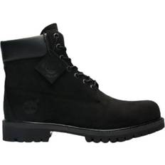 Laced - Men Boots Timberland Premium 6 Inch - Black Nubuck