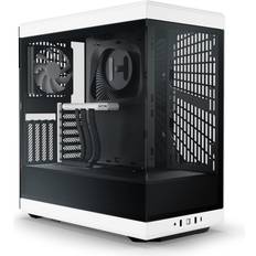 Micro-ATX Computer Cases Y40 Modern Aesthetic Panoramic Tempered Glass