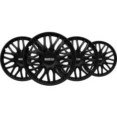 20 pollici - 5/120 Cerchioni Sparco Spc1496Bk Set Copricerchi 4 Pezzi Roma 14 Pollici Nero