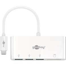 Lettori di Schede di Memoria Goobay Adattatore Multiplo USB-C CardReader Cavo USB