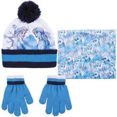 Baby Accessoires Frozen Hat Gloves & Neck Warmer - Blue