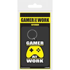 Joypad Pyramid International Gamer At Work Rubber Nyckelring Joypad