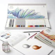 Winsor & Newton Akvarelpenne Winsor & Newton Studio Collection Farveblyanter Box 45-sæt