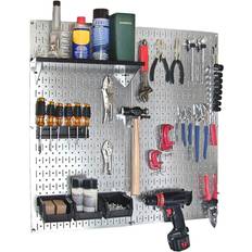 Tool Boards on sale Wall Control Wall Control 30-WGL-200GVB Galvanized Steel Pegboard Tool Organizer, Galv/Black