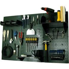 Wall Control Wall Control Pegboard Standard Tool Storage Kit, Green/Black, 48" X 32" X 9"
