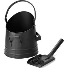 Mind Reader Small Fireplace Bucket with Shovel