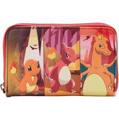 Pokemon evolutions Loungefly Pokemon Charmander Evolutions Zip Around Wallet