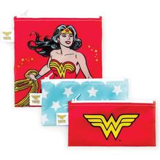 Polyester Baby Food Containers & Milk Powder Dispensers Bumkins Reusable Snack Bag 3-pack Wonder Woman