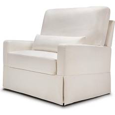 Baby Chairs NAMESAKE Crawford Chair And A Half And Swivel Glider In Performance Cream Cream Glider