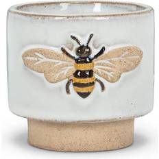 Abbott Collection AB-27-CRITTER-844-SM Emboss Bee Planter