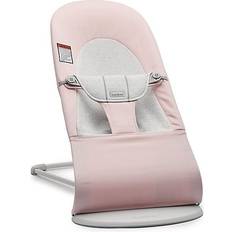 Bouncers BabybjÃ¶rn Bouncer Balance Soft in Cotton Jersey/Light Pink/Gray 100% Cotton