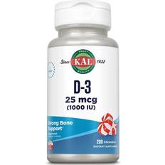 Vitamin d 1000 iu Kal Vitamin D-3 1000 IU Chewable Peppermint