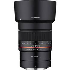 Samyang Nikon Z Camera Lenses Samyang 85mm F1.4 Weather Sealed High Speed Telepoto Lens for Nikon Z