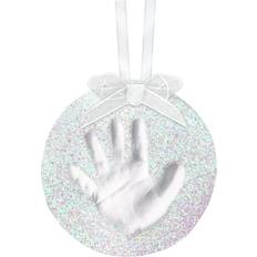 Cadres Photos et Impressions Pearhead Souvenir Empreinte De Bébé Brillant Blanc