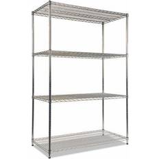 Assortment Boxes Alera Industrial Heavy-Duty Wire Shelving Starter Kit 4-Shelf 48W x