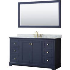 Vanity Units for Single Basins Wyndham Collection Avery (WCV232360SBLCMUNOM58)