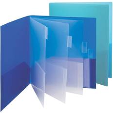 Office Supplies 89204 Campus.Org Ten-Pocket Subject Folder, X 1/2, Assorted, 2/Pack