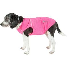 Petlife Active Aero-Pawlse Heathered Quick-Dry and 4-Way Stretch Dog Tank Top T-Shirt