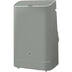 Air Conditioners GE 10500-BTU DOE (14000-BTU ASHRAE) 115-Volt Grey Vented Portable Air Conditioner Wi-fi Compatibility Cools 300-500 Sq Ft in Gray APWD10JASG