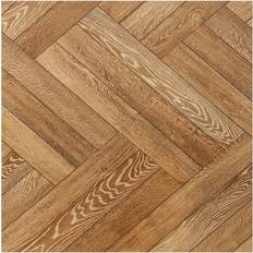 Achim Retro 12x12 Self Adhesive Vinyl Floor Tile Blonde Herringbone 20 Tiles/20 sq. ft. Medium