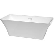 Overfill Protection Freestanding Bathtubs Wyndham Collection Tiffany (WCBTK150467) 170.2x29.5