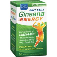 Ginseng panax BodyGold Ginsana Energy, Once Daily Panax Ginseng Extract