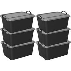 Life Story Stackable Locking Closet & 13 Storage Box 13.8gal 6