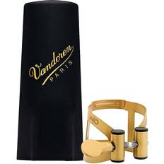Vandoren M/O Series Saxophone Ligature Soprano Sax Aged Gold With Plastic Cap