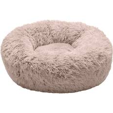 Dog Bed - Dog Beds, Dog Blankets & Cooling Mats Pets FurHaven Pet Dog Bed Calming Cuddler Long Donut Bed