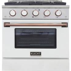 Gas Ranges Kucht 30-in Deep Recessed Blue, Gold, White