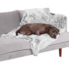 FurHaven Waterproof Calming Plush Long & Velvet Dog Blanket Mist