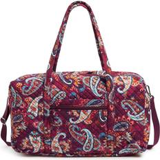 Vera Bradley Lay Flat Travel Duffle Bag, Paisley Jamboree-Recycled Cotton