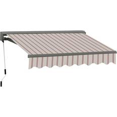 Red Patio Awnings Advaning 16 Classic C Semi-Cassette