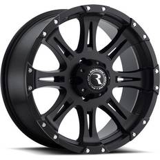 17" - Black Car Rims Raceline Raceline Wheels Raptor, 16x8 with 8x6.5 Bolt Pattern Satin
