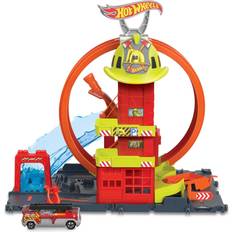 Hot Wheels Set da gioco Hot Wheels City Super Loop Fire Station Playset