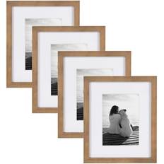 Canvas Photo Frames Kate and Laurel to 5" 7" Gallery Tabletop Light Brown - & All Things Photo Frame