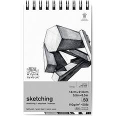 Winsor & Newton 6672005 skisspapper, extra vit, 14 x 21,6 cm