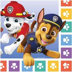 Eläin Lautaset, Kupit ja Aterimet Amscan Paw Patrol Napkins 16pcs