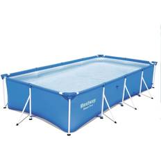 10 ft inflatable pool Bestway 13.08-ft x 6.92-ft x 32-in Rectangle Above-Ground Pool Polyester 88449