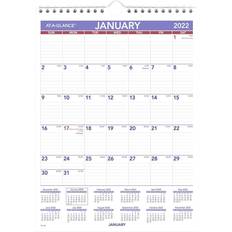 Red Calendars At-A-Glance AT-A-GLANCE 2022 Mini Monthly Calendar Calendars