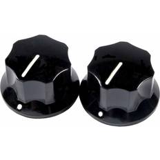 Fender jaguar Fender Pure Vintage 1965 Jaguar Skirted Knobs, Black