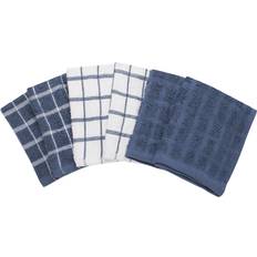 Dishcloths Ritz Federal Terry Check Dishcloth Blue