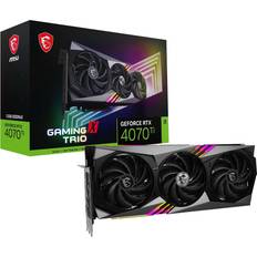 MSI 4.0 - GeForce RTX 4070 Ti Grafikkort MSI NVIDIA GeForce RTX 4070 Ti 1xHDMI 3xDP 12GB